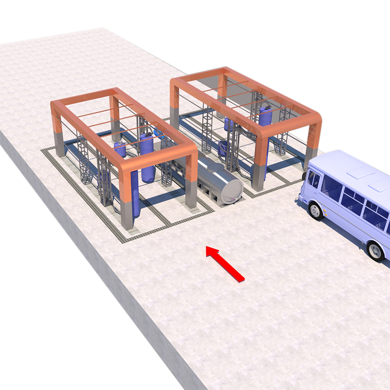 通道式大巴洗車機